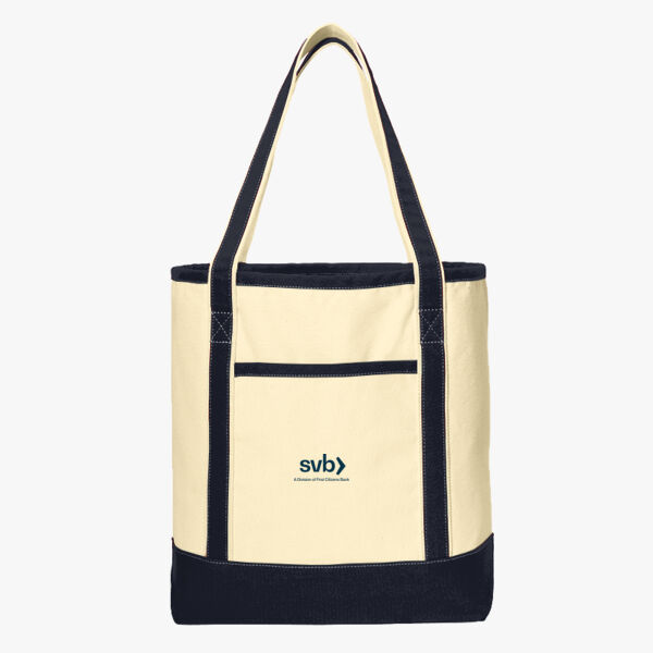 Port Authority® Large Cotton Canvas Tote Thumbnail